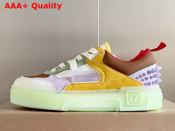 Christian Louboutin Astroloubi Sneaker Multicolor Suede Calf Leather Replica
