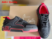 Christian Louboutin Astroloubi Sneaker in Black Calf Leather Replica