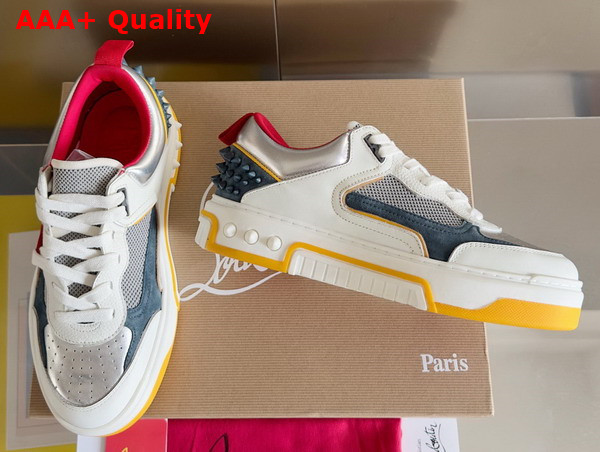 Christian Louboutin Astroloubi Sneaker in Titan Calf Leather Replica