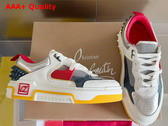 Christian Louboutin Astroloubi Sneaker in Titan Calf Leather Replica