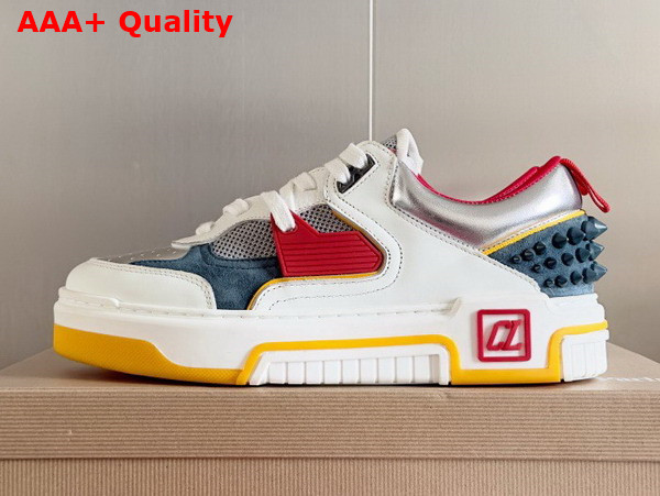 Christian Louboutin Astroloubi Sneaker in Titan Calf Leather Replica
