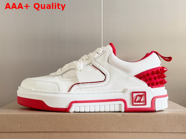 Christian Louboutin Astroloubi Sneaker in White Calf Leather Replica
