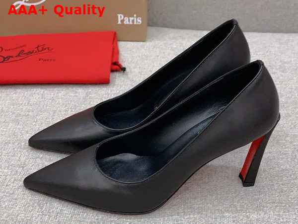 Christian Louboutin Condora 100mm Pumps in Black Nappa Leather Replica
