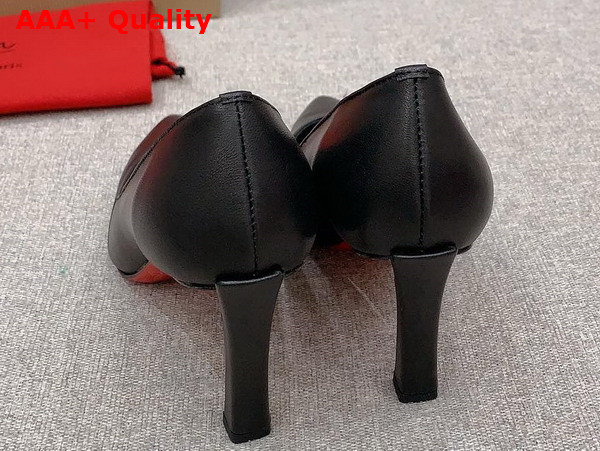 Christian Louboutin Condora 100mm Pumps in Black Nappa Leather Replica
