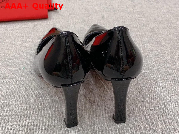 Christian Louboutin Condora 100mm Pumps in Black Patent Calf Leather Replica