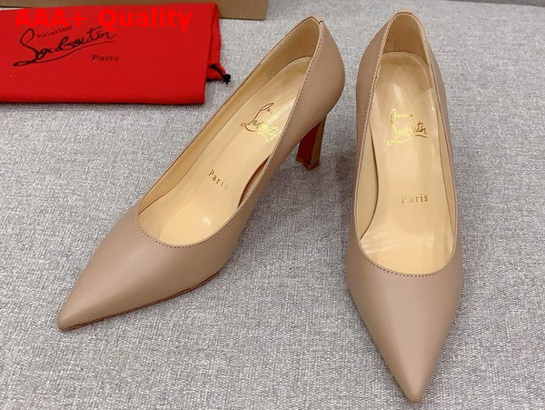 Christian Louboutin Condora 100mm Pumps in Blush Nappa Leather Replica