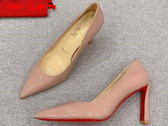 Christian Louboutin Condora 100mm Pumps in Blush Patent Calf Leather Replica