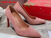Christian Louboutin Condora 85 mm Pumps Veau Velours Tornado Pink Replica