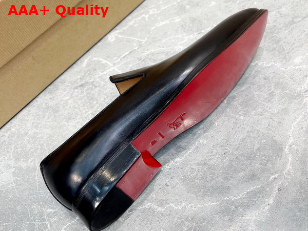 Christian Louboutin Dandelion Loafer in Black Calf Leather Replica