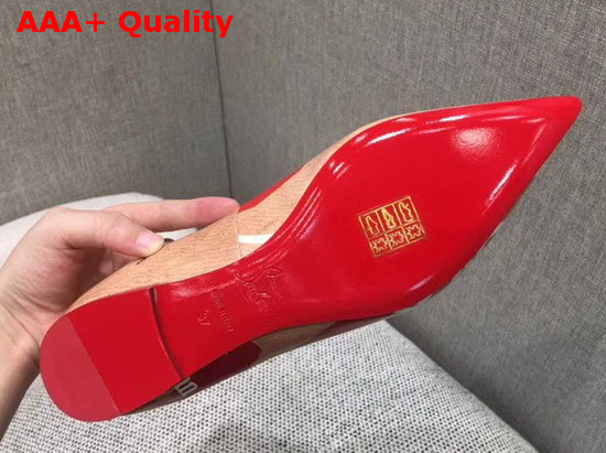 Christian Louboutin Flat Shoes with Loubi Kraft Replica