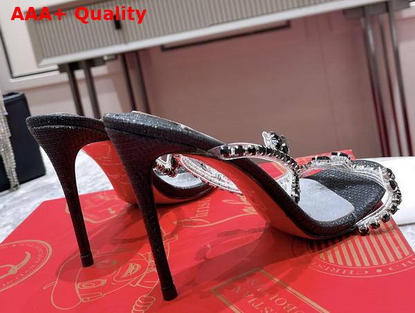 Christian Louboutin Just Queen Sandal in Black Replica