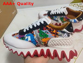 Christian Louboutin Loubishark Flat Multicolor Calf Leather Replica