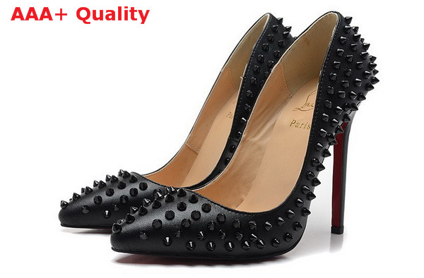 Christian Louboutin Pigalle Spikes Black for Sale
