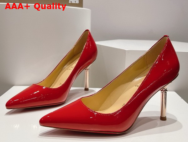 Christian Louboutin Pump in Red Patent Leather Replica