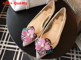 Christian Louboutin Reerica Rete Nappa Glitter Mini Replica