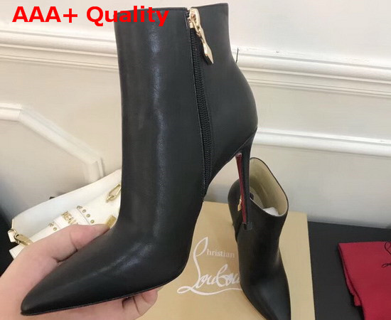 Christian Louboutin So Kate Booty in Black Calfskin Replica