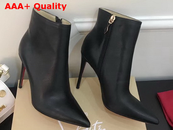 Christian Louboutin So Kate Booty in Black Calfskin Replica