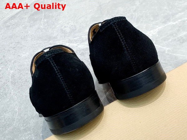 Christian Louboutin Surcity Derbies Black Suede Replica