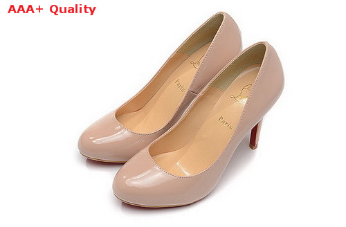 Louboutin New Simple Pump 100mm Heel Nude for Sale