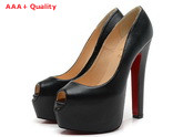Louboutin Platform High Hell Shoes 160 mm Black for Sale