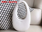 Coperni Mini Swipe Bag in White Leather Replica