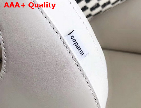 Coperni Mini Swipe Bag in White Leather Replica