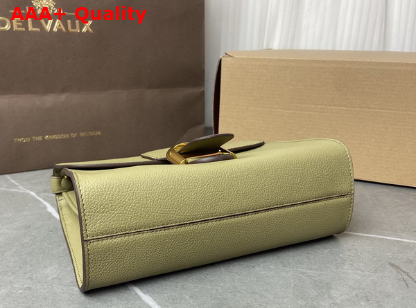 Delvaux Brillant Tempo Small Argile Allure Calf Leather Replica