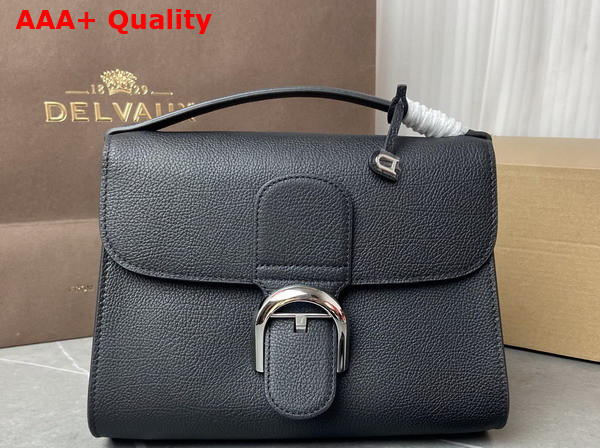 Delvaux Brillant Tempo Small Black Allure Calf Leather Replica