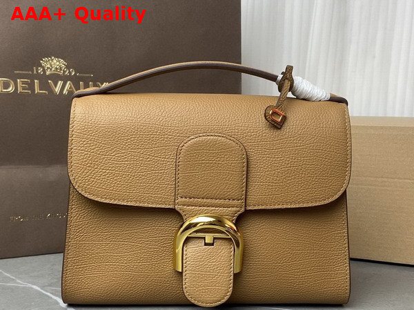 Delvaux Brillant Tempo Small Cinnamon Allure Calf Leather Replica