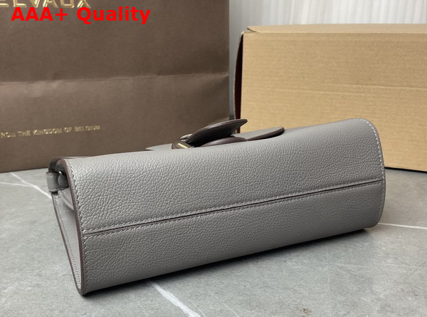Delvaux Brillant Tempo Small Stone Grey Allure Calf Leather Replica
