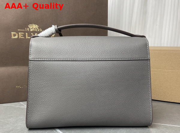 Delvaux Brillant Tempo Small Stone Grey Allure Calf Leather Replica