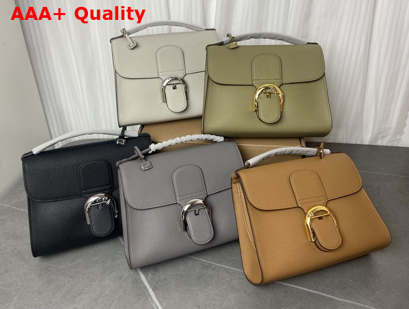 Delvaux Brillant Tempo Small Stone Grey Allure Calf Leather Replica