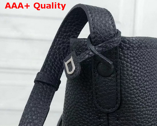Delvaux Pin Mini Bucket Bag Black Taurillon Soft Leather Replica
