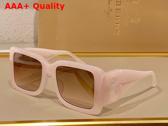 Burberry B Motif Square Frame Sunglasses in Black Replica