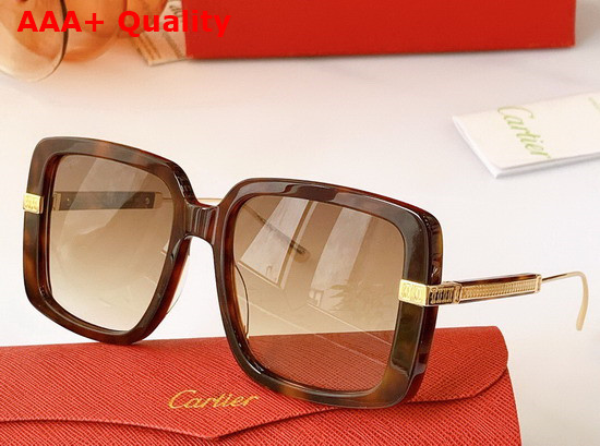 Cartier Square Sunglasses in White Replica