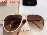 Celine Acetate Aviator Sunglasses Tea Color Replica