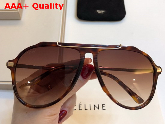 Celine Acetate Aviator Sunglasses Tea Color Replica