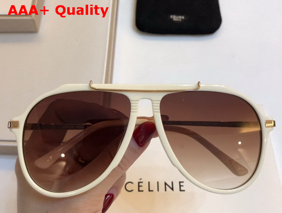 Celine Acetate Aviator Sunglasses Tea Color Replica
