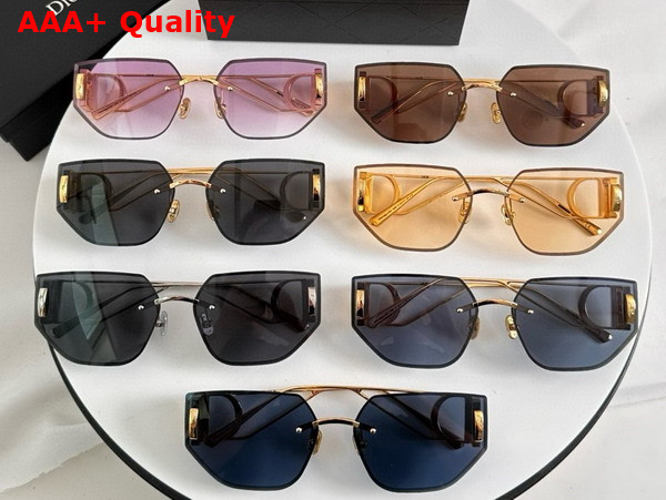 Dior 30Montaigne B3U Gradient Purple To Nude Butterfly Sunglasses Replica