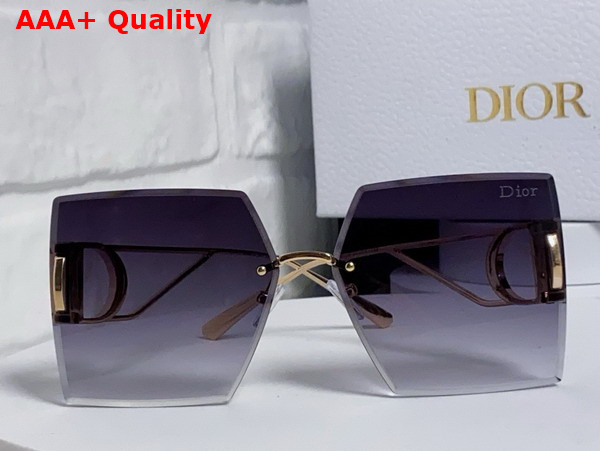 Dior 30Montaigne S7U Purple to Pink Gradient Square Sunglasses Replica