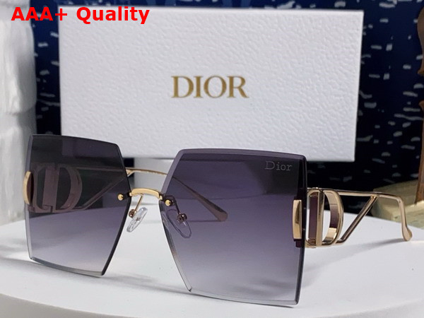 Dior 30Montaigne S7U Purple to Pink Gradient Square Sunglasses Replica