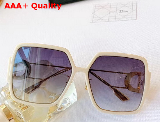 Dior 30Montaigne1 Black Rectangular Sunglasses Replica