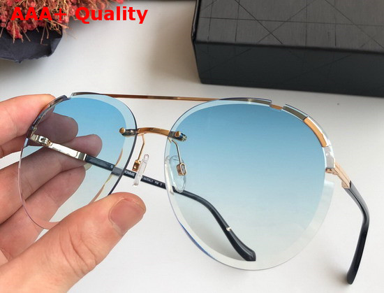 Dior Butterfly Sunglasses Blue 0517 Replica