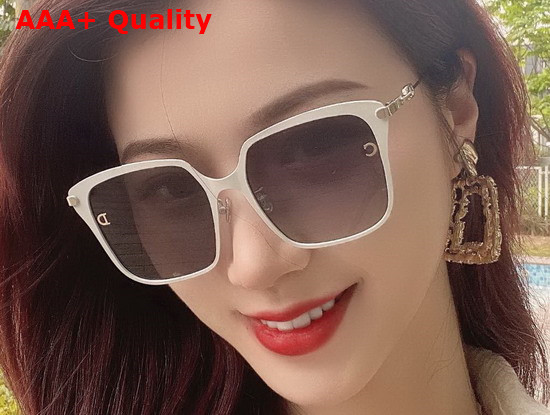 Dior CD Square Frame Sunglasses in Pink Replica