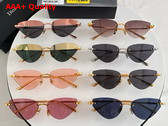 Dior CDior B5U Two Tone Mirrored Effect Ivory and Green Butterfly Sunglasses Replica