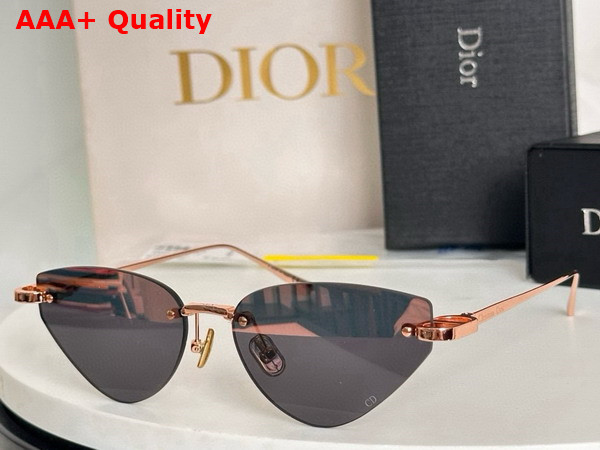 Dior CDior B5U Two Tone Mirrored Effect Ivory and Green Butterfly Sunglasses Replica