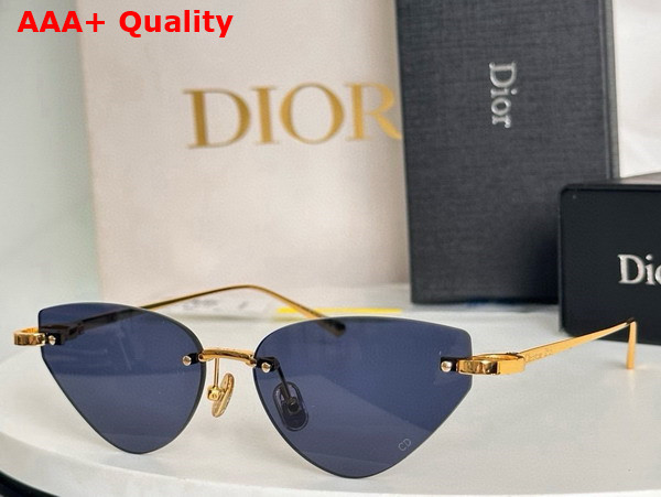 Dior CDior B5U Two Tone Mirrored Effect Ivory and Green Butterfly Sunglasses Replica