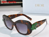 Dior Clover S3F Shiny Black Square Sunglasses Replica
