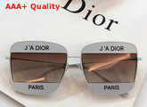 Dior J Adior Square Sunglasses White Replica