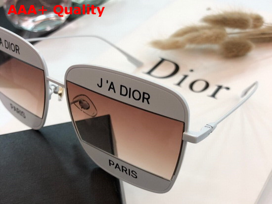 Dior J Adior Square Sunglasses White Replica